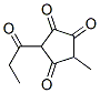 3-Methyl-5-propionyl-1,2,4-cyclopentanetrioneStructure,57174-14-8Structure 3-Methyl-5-propionyl-1,2,4-cyclopentanetrione Structure,57174-14-8Structure