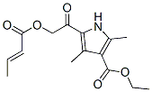 (9ci)-2,4-二甲基-5-[[(1-氧代-2-丁烯)氧基]乙?；鵠-1H-吡咯-3-羧酸乙酯結(jié)構(gòu)式_571923-60-9結(jié)構(gòu)式