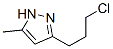 1H-pyrazole,3-(3-chloropropyl)-5-methyl-Structure,57245-86-0Structure 1H-pyrazole,3-(3-chloropropyl)-5-methyl- Structure,57245-86-0Structure