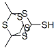 3,5,7-Trimethyl-2,4,6,8,9-pentathiaadamantane-1-thiolStructure,57274-31-4Structure 3,5,7-Trimethyl-2,4,6,8,9-pentathiaadamantane-1-thiol Structure,57274-31-4Structure