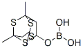 3,5,7-Trimethyl-2,4,6,8-tetrathiaadamantan-1-ol 1-boric acidStructure,57274-36-9Structure 3,5,7-Trimethyl-2,4,6,8-tetrathiaadamantan-1-ol 1-boric acid Structure,57274-36-9Structure