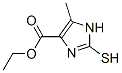 1H-Imidazole-4-carboxylic acid, 2,3-dihydro-5-methyl-2-thioxo-, ethyl esterStructure,57332-78-2Structure 1H-Imidazole-4-carboxylic acid, 2,3-dihydro-5-methyl-2-thioxo-, ethyl ester Structure,57332-78-2Structure