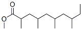 2,4,6,8-Tetramethyldecanoic acid methyl esterStructure,57345-34-3Structure 2,4,6,8-Tetramethyldecanoic acid methyl ester Structure,57345-34-3Structure