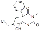 5-(3-Chloro-2-hydroxypropyl)-1,3-dimethyl-5-phenyl-2,4,6(1h,3h,5h)-pyrimidinetrioneStructure,57396-64-2Structure 5-(3-Chloro-2-hydroxypropyl)-1,3-dimethyl-5-phenyl-2,4,6(1h,3h,5h)-pyrimidinetrione Structure,57396-64-2Structure