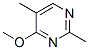 Pyrimidine, 4-methoxy-2,5-dimethyl- (7ci,8ci,9ci)Structure,5767-72-6Structure Pyrimidine, 4-methoxy-2,5-dimethyl- (7ci,8ci,9ci) Structure,5767-72-6Structure