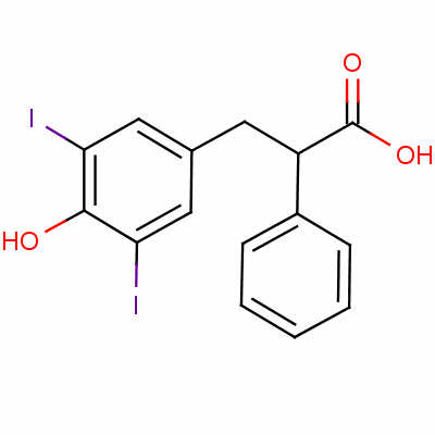 碘阿芬酸結(jié)構(gòu)式_577-91-3結(jié)構(gòu)式