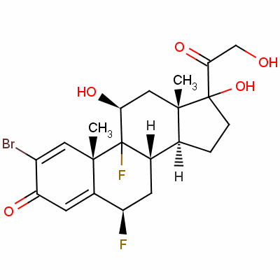 鹵潑尼松結(jié)構(gòu)式_57781-15-4結(jié)構(gòu)式