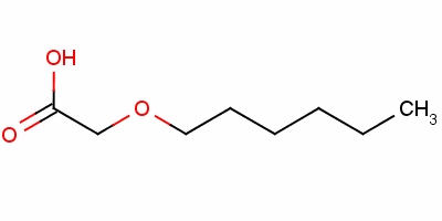 (己氧基)乙酸結(jié)構(gòu)式_57931-25-6結(jié)構(gòu)式