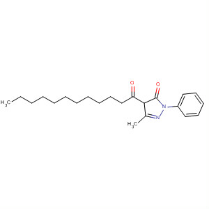 2,4-Dihydro-5-methyl-4-(1-oxododecyl)-2-phenyl-3h-pyrazol-3-oneStructure,58248-65-0Structure 2,4-Dihydro-5-methyl-4-(1-oxododecyl)-2-phenyl-3h-pyrazol-3-one Structure,58248-65-0Structure