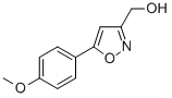 (5-(4-Methoxyphenyl)isoxazol-3-yl)methanolStructure,58492-77-6Structure (5-(4-Methoxyphenyl)isoxazol-3-yl)methanol Structure,58492-77-6Structure