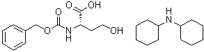 2S-N-Cbz-高絲氨酸二環(huán)己胺鹽結(jié)構(gòu)式_58578-43-1結(jié)構(gòu)式