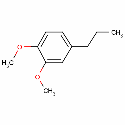 1,2-Dimethoxy-4-n-propylbenzeneStructure,5888-52-8Structure 1,2-Dimethoxy-4-n-propylbenzene Structure,5888-52-8Structure