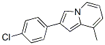 Indolizine,2-(4-chlorophenyl)-8-methyl-(9ci)Structure,590395-46-3Structure Indolizine,2-(4-chlorophenyl)-8-methyl-(9ci) Structure,590395-46-3Structure