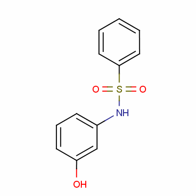N-(3-羥基苯基)苯磺胺結(jié)構(gòu)式_59149-19-8結(jié)構(gòu)式