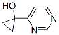 Cyclopropanol ,1-(4-pyrimidinyl)-(9ci)Structure,59275-52-4Structure Cyclopropanol ,1-(4-pyrimidinyl)-(9ci) Structure,59275-52-4Structure