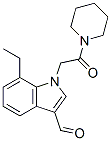 (9CI)-1-[(7-乙基-3-甲?；?1H-吲哚-1-基)乙?；鵠-哌啶結(jié)構(gòu)式_593237-22-0結(jié)構(gòu)式