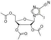 5-碘-1-(2’,3’,5’-三-O-乙?；?beta-D-呋喃核糖基)-咪唑并-4-甲腈結構式_59354-00-6結構式