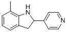2,3-二氫-7-甲基-2-(4-吡啶)-1H-吲哚(9ci)結構式_595547-36-7結構式