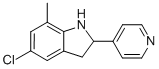 1H-indole,5-chloro-2,3-dihydro-7-methyl-2-(4-pyridinyl)-(9ci)Structure,595549-21-6Structure 1H-indole,5-chloro-2,3-dihydro-7-methyl-2-(4-pyridinyl)-(9ci) Structure,595549-21-6Structure