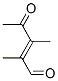 2-Pentenal ,2,3-dimethyl-4-oxo-(9ci)Structure,595606-38-5Structure 2-Pentenal ,2,3-dimethyl-4-oxo-(9ci) Structure,595606-38-5Structure
