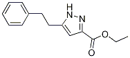 5-(2-Phenyl)ethyl-1h-pyrazole-3-carboxylic acid ethyl esterStructure,595610-47-2Structure 5-(2-Phenyl)ethyl-1h-pyrazole-3-carboxylic acid ethyl ester Structure,595610-47-2Structure