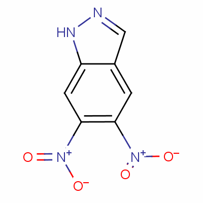 5,6-Dinitro-1h-indazoleStructure,59601-91-1Structure 5,6-Dinitro-1h-indazole Structure,59601-91-1Structure