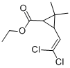 Ethyl 3-(2,2-dichlorovinyl)-2,2-dimethyl-1-cyclopropanecarboxylateStructure,59609-49-3Structure Ethyl 3-(2,2-dichlorovinyl)-2,2-dimethyl-1-cyclopropanecarboxylate Structure,59609-49-3Structure