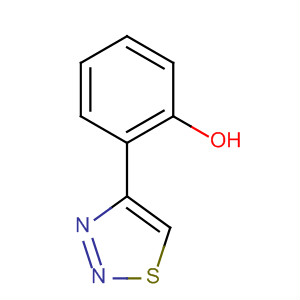 Phenol, 2-(1,2,3-thiadiazol-4-yl)-Structure,59834-06-9Structure Phenol, 2-(1,2,3-thiadiazol-4-yl)- Structure,59834-06-9Structure