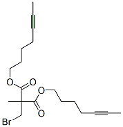 Bromomethyl (methyl)malonic acid di(5-heptynyl) esterStructure,60004-36-6Structure Bromomethyl (methyl)malonic acid di(5-heptynyl) ester Structure,60004-36-6Structure