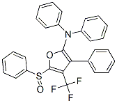  n,n,3-三苯基-5-(苯基亞磺?；?-4-(三氟甲基)-2-呋喃胺結(jié)構(gòu)式_600158-16-5結(jié)構(gòu)式