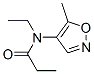  n-乙基-n-(5-甲基-4-異噁唑基)-丙酰胺結(jié)構(gòu)式_600638-64-0結(jié)構(gòu)式