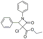 1,4-Diphenyl-3-chloro-3-ethoxycarbonyl-azetidin-2-oneStructure,60180-65-6Structure 1,4-Diphenyl-3-chloro-3-ethoxycarbonyl-azetidin-2-one Structure,60180-65-6Structure