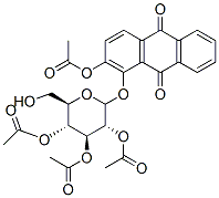 1-Hydroxy-2-(2-o,3-o,4-o,6-o-tetraacetyl-β-d-glucopyranosyloxy)-9,10-anthracenedioneStructure,60197-67-3Structure 1-Hydroxy-2-(2-o,3-o,4-o,6-o-tetraacetyl-β-d-glucopyranosyloxy)-9,10-anthracenedione Structure,60197-67-3Structure