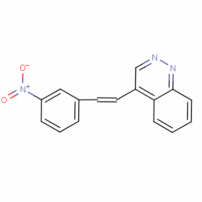 4-(M-nitrostyryl)cinnolineStructure,60246-14-2Structure 4-(M-nitrostyryl)cinnoline Structure,60246-14-2Structure