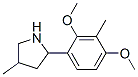 Pyrrolidine, 2-(2,4-dimethoxy-3-methylphenyl)-4-methyl- (9ci)Structure,603068-95-7Structure Pyrrolidine, 2-(2,4-dimethoxy-3-methylphenyl)-4-methyl- (9ci) Structure,603068-95-7Structure