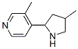 (9CI)-3-甲基-4-(4-甲基-2-吡咯烷)-吡啶結(jié)構(gòu)式_603089-87-8結(jié)構(gòu)式