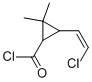 Cyclopropanecarbonyl chloride,3-(2-chloroethenyl)-2,2-dimethyl-(9ci)Structure,60310-79-4Structure Cyclopropanecarbonyl chloride,3-(2-chloroethenyl)-2,2-dimethyl-(9ci) Structure,60310-79-4Structure