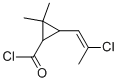 Cyclopropanecarbonyl chloride,3-(2-chloro-1-propenyl)-2,2-dimethyl-(9ci)Structure,60310-87-4Structure Cyclopropanecarbonyl chloride,3-(2-chloro-1-propenyl)-2,2-dimethyl-(9ci) Structure,60310-87-4Structure