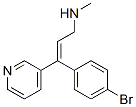 (E)-3-(4-bromophenyl)-3-(3-pyridyl)-n-methyl-2-propen-1-amineStructure,60324-58-5Structure (E)-3-(4-bromophenyl)-3-(3-pyridyl)-n-methyl-2-propen-1-amine Structure,60324-58-5Structure