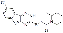(9ci)-1-[[(8-氯-2H-1,2,4-噻嗪并[5,6-b]吲哚-3-基)硫代]乙?；鵠-2-甲基-哌啶結(jié)構(gòu)式_603946-89-0結(jié)構(gòu)式