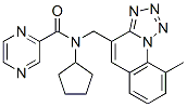(9CI)-N-環(huán)戊基-N-[(9-甲基四唑并[1,5-a]喹啉-4-基)甲基]-吡嗪羧酰胺結構式_603949-47-9結構式