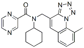 (9CI)-N-環(huán)己基-N-[(9-甲基四唑并[1,5-a]喹啉-4-基)甲基]-吡嗪羧酰胺結構式_603949-59-3結構式