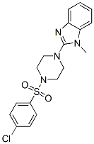 (9ci)-1-[(4-氯苯基)磺?；鵠-4-(1-甲基-1H-苯并咪唑-2-基)-哌嗪結(jié)構(gòu)式_604741-59-5結(jié)構(gòu)式
