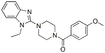 (9ci)-1-(1-乙基-1H-苯并咪唑-2-基)-4-(4-甲氧基苯甲?；?-哌嗪結(jié)構(gòu)式_604741-83-5結(jié)構(gòu)式