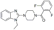 (9ci)-1-(2,6-二氟苯甲?；?-4-(1-乙基-1H-苯并咪唑-2-基)-哌嗪結(jié)構(gòu)式_604741-93-7結(jié)構(gòu)式