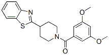 Piperidine, 4-(2-benzothiazolyl)-1-(3,5-dimethoxybenzoyl)-(9ci)Structure,605627-99-4Structure Piperidine, 4-(2-benzothiazolyl)-1-(3,5-dimethoxybenzoyl)-(9ci) Structure,605627-99-4Structure