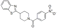 Piperidine, 4-(2-benzothiazolyl)-1-(4-nitrobenzoyl)-(9ci)Structure,605628-06-6Structure Piperidine, 4-(2-benzothiazolyl)-1-(4-nitrobenzoyl)-(9ci) Structure,605628-06-6Structure