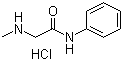 Acetamide, 2-(methylamino)-n-phenyl-, hydrochlorideStructure,60565-45-9Structure Acetamide, 2-(methylamino)-n-phenyl-, hydrochloride Structure,60565-45-9Structure