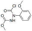2-(Chlorocarbonyl)-2-(2-methoxyphenyl)hydrazine-1-carboxylic acid methyl esterStructure,60589-25-5Structure 2-(Chlorocarbonyl)-2-(2-methoxyphenyl)hydrazine-1-carboxylic acid methyl ester Structure,60589-25-5Structure