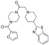 (9ci)-1-[[4-(2-苯并噻唑)-1-哌啶基]乙?；鵠-4-(2-呋喃羰基)-哌嗪結(jié)構(gòu)式_606083-53-8結(jié)構(gòu)式